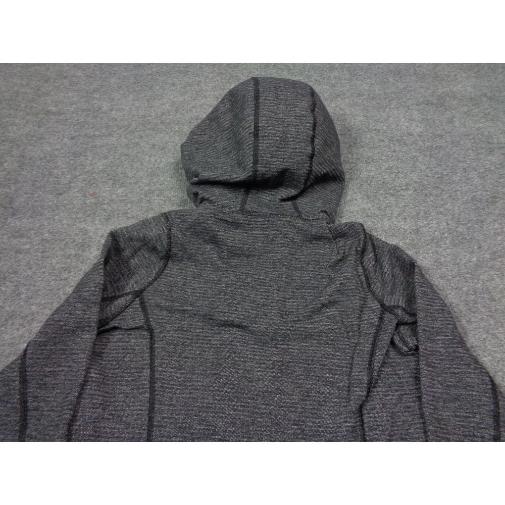 Lululemon In Stride Jacket Womens 6 Gray Full Zip Mock Neck Striped Full Zip - Picture 12 of 12